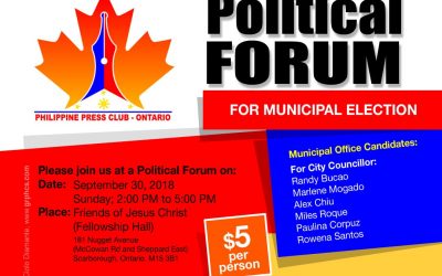 Political Forum for Municipal Election