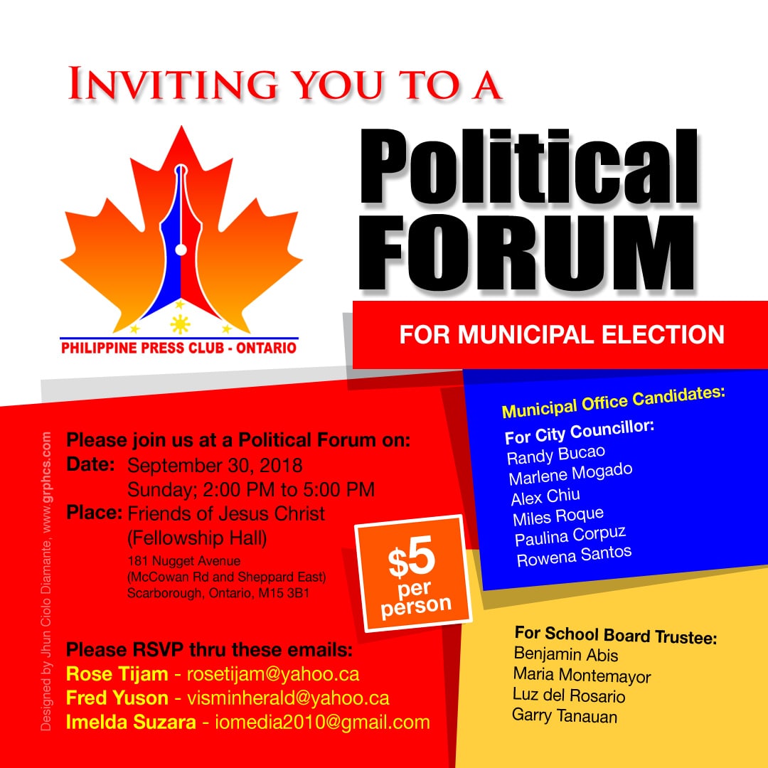 PPCO - Political Forum for Municipal Election